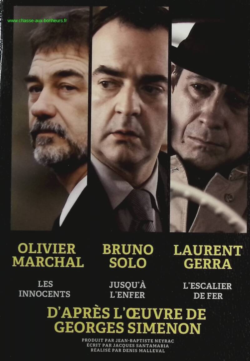 Georges Simenon - Les innocents + Jusqu'à l'enfer + L'escalier de Fer - Coffret 3 dvd - DVD