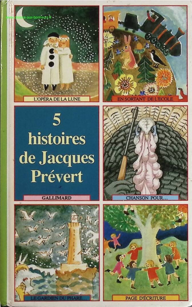 5 Histoires - Jacques Prévert - livre