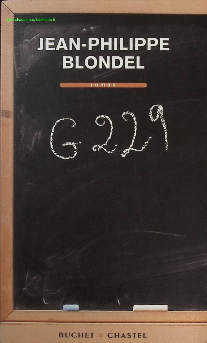 G229 - Jean-Philippe Blondel - livre