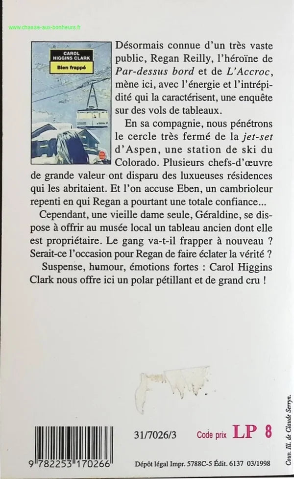 Bien frappé - Carol Higgins Clark - livre