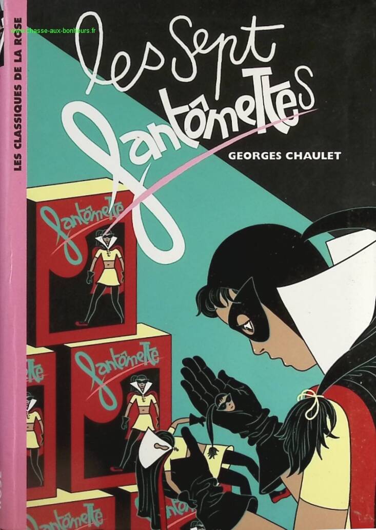 Les sept fantômettes Bibliothèque Rose - Georges Chaulet - livre