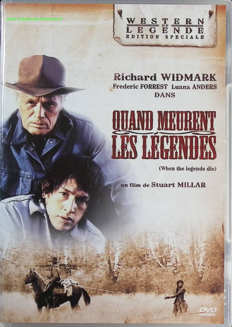 Quand meurent Les légendes - Richard Widmark - DVD western