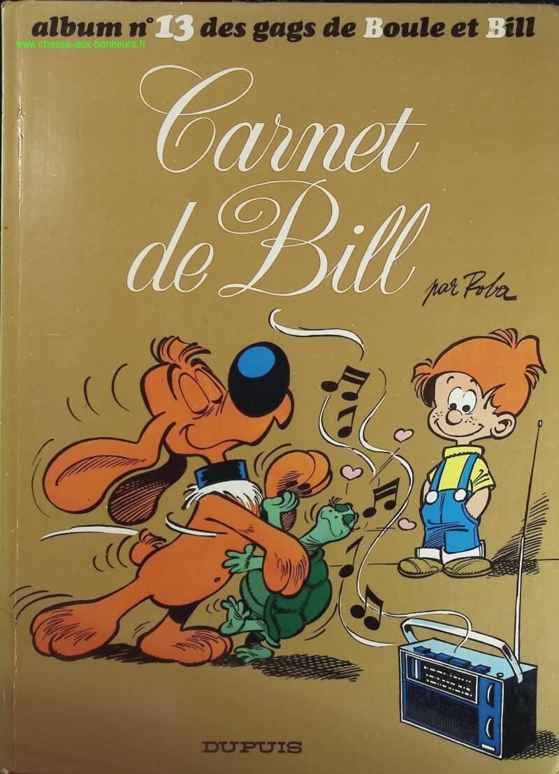 Carnet De Bill - Boule Et Bill - Jean Roba - Livre BD
