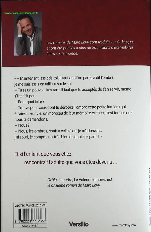 Le Voleur d'ombres - Marc Levy - livre