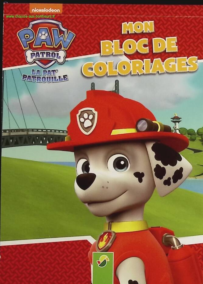Paw Patrol - Mon bloc de coloriages - livre