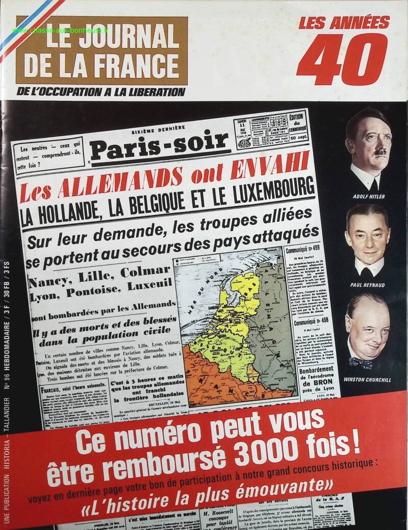 Paris soir - N° 96 - Le journal de la France les années 40 - Livre revue magazine