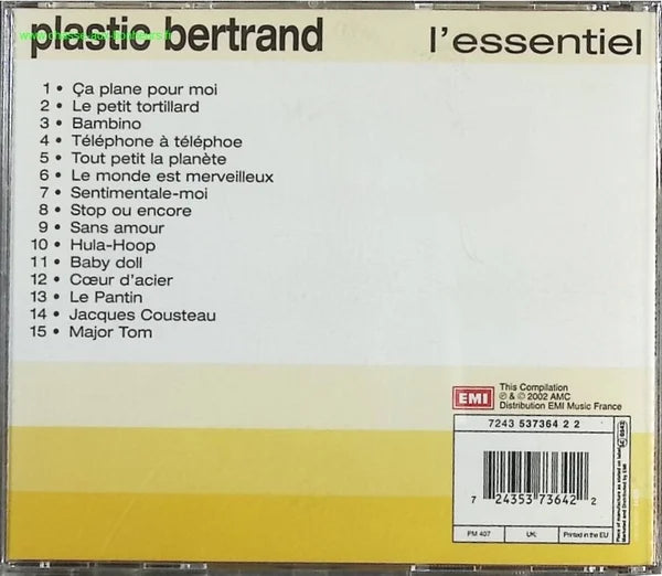 L'essentiel - Plastic Bertrand - CD