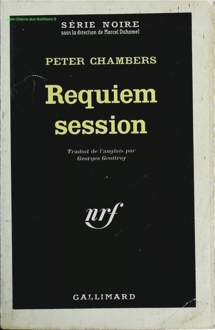 Requiem session - Peter Chambers - livre