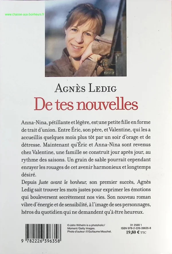 De tes nouvelles - Agnès Ledig - livre