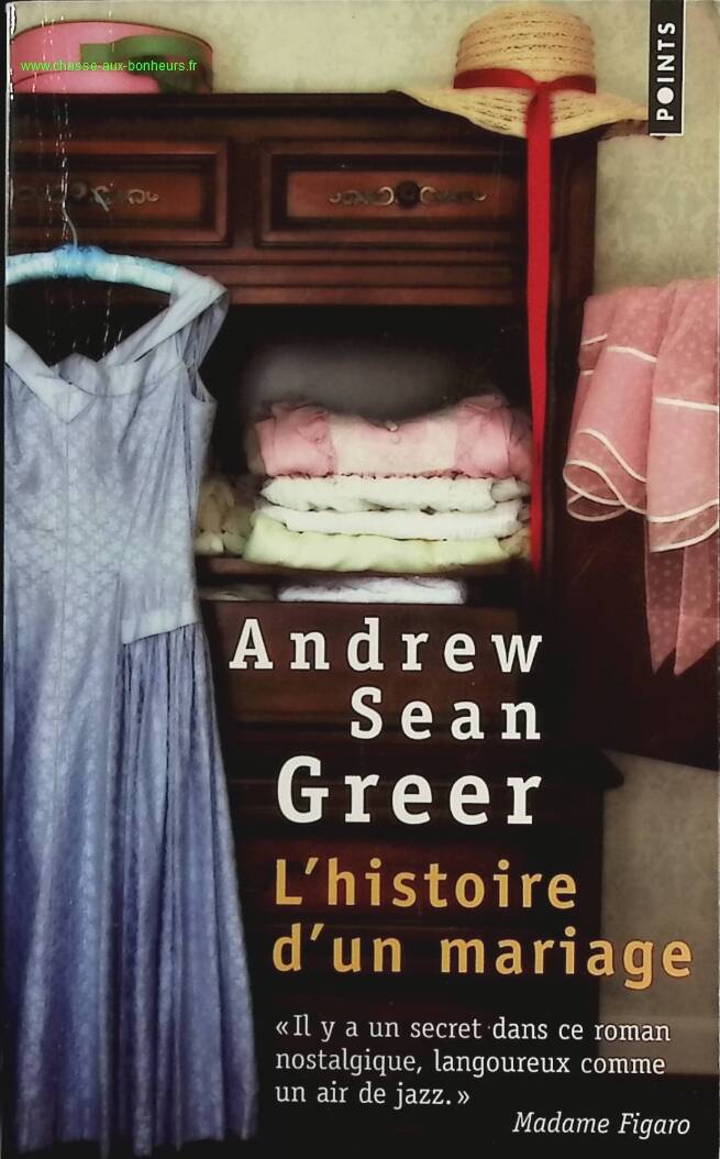 L'Histoire d'un mariage - Andrew Sean Greer - livre