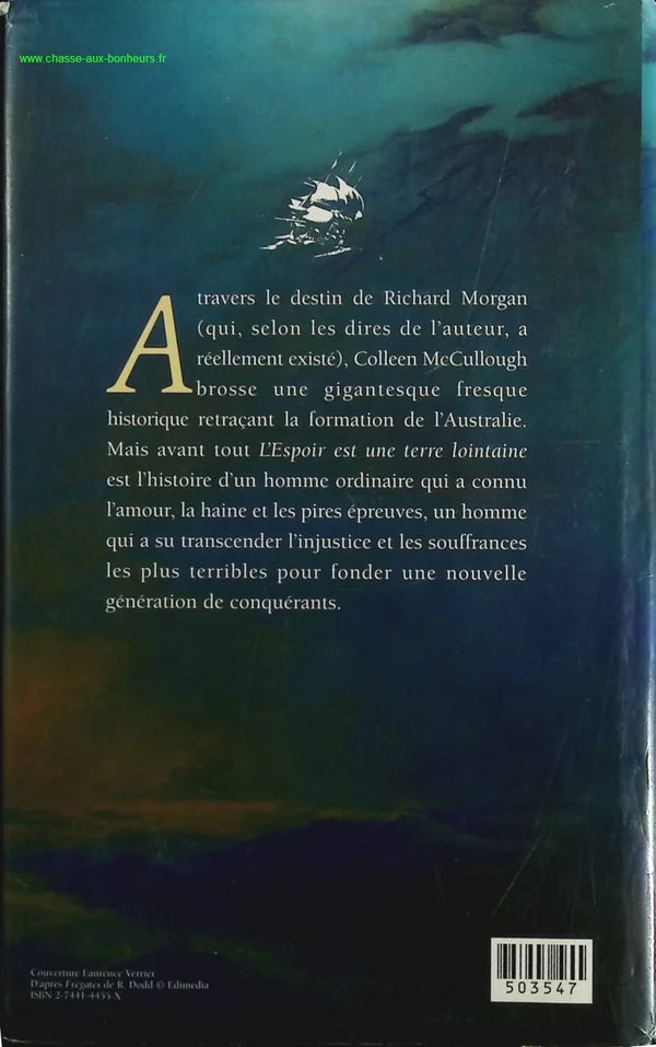 L'Espoir Est Une Terre Lointaine - Colleen McCullough - Livre