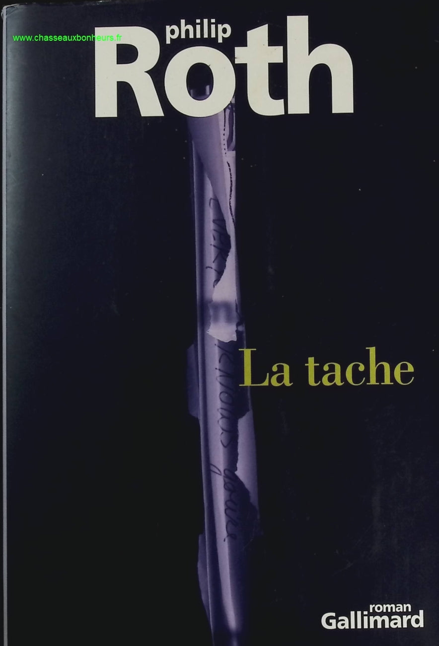 La Tache - Philip Roth - livre