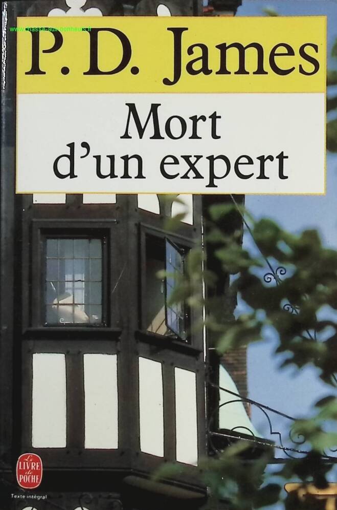 Mort d'un expert - P.D. James - livre