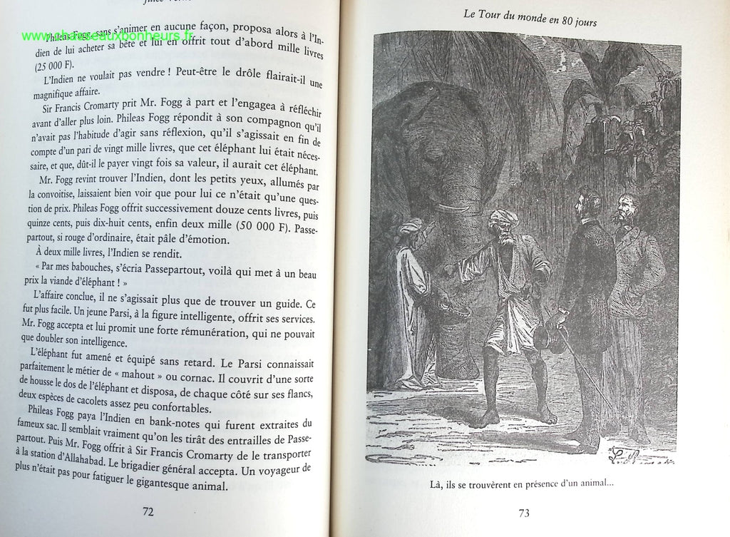 Le tour du monde en 80 jours - Jules Verne - livre