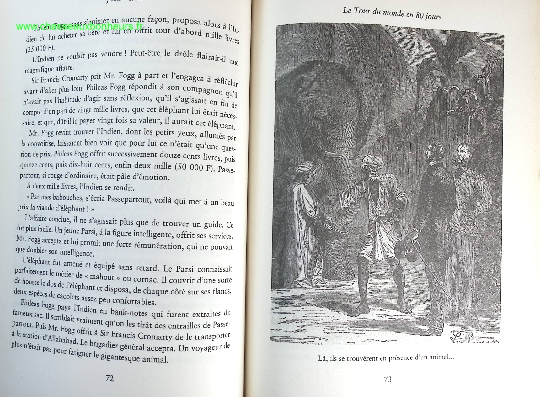 Le tour du monde en 80 jours - Jules Verne - livre