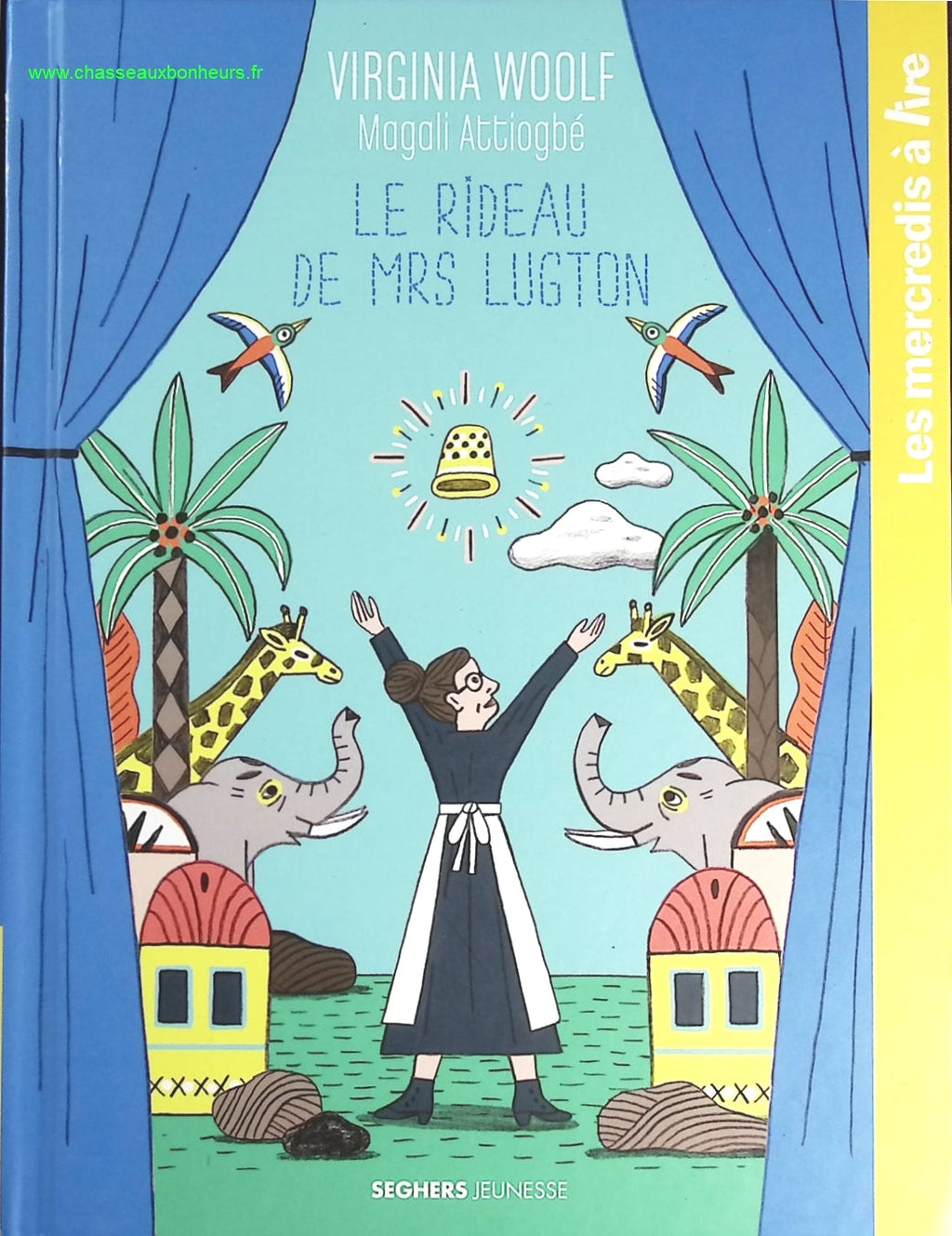 Le rideau de Mrs Lugton - Virginia Woolf- Magali Attiogbé- livre