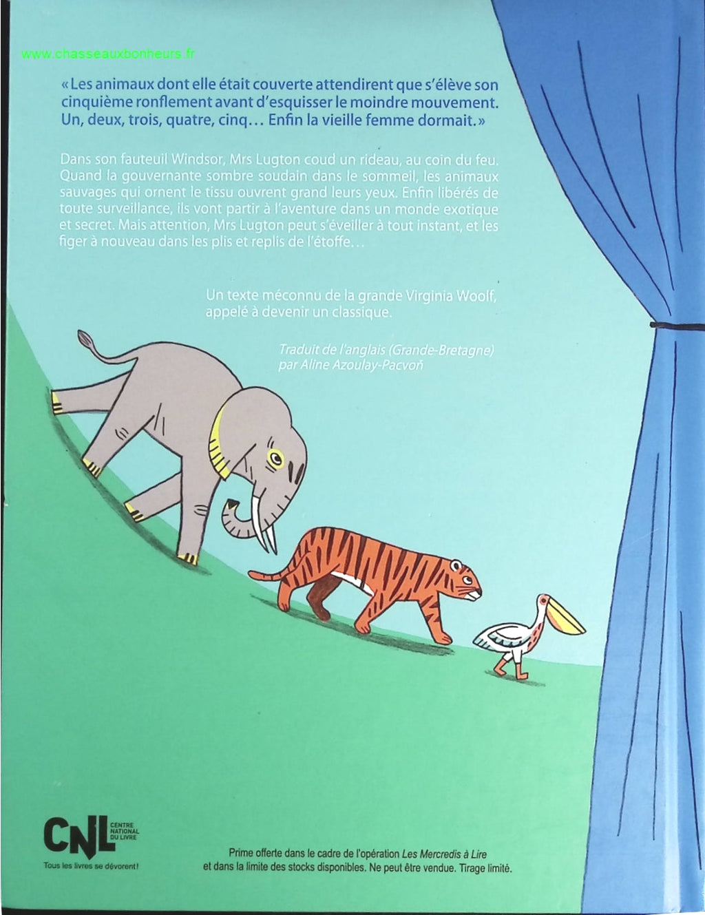 Le rideau de Mrs Lugton - Virginia Woolf- Magali Attiogbé- livre