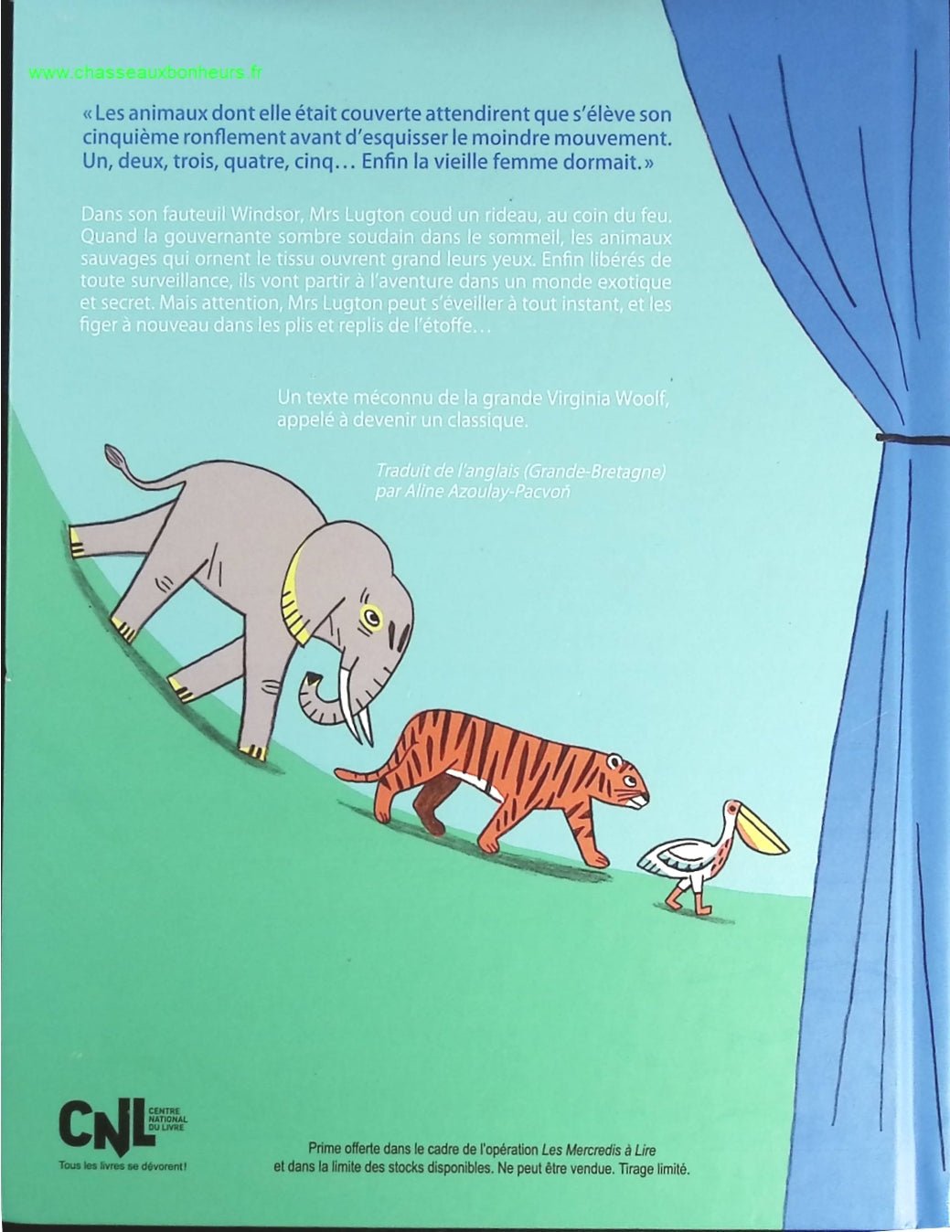 Le rideau de Mrs Lugton - Virginia Woolf- Magali Attiogbé- livre