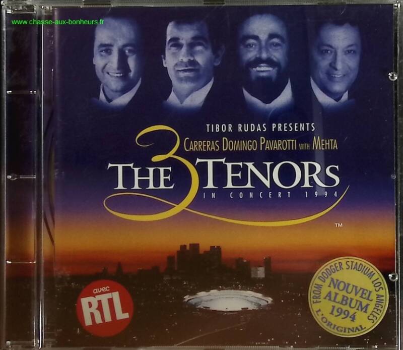 Les Trois ténors -Concert 1994 - Compositeurs divers, Zubin Mehta, Luciano Pavarotti - CD