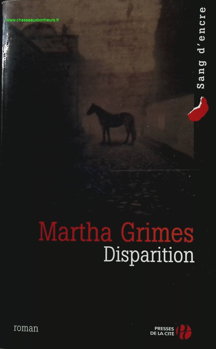 Disparition - Martha Grimes - livre