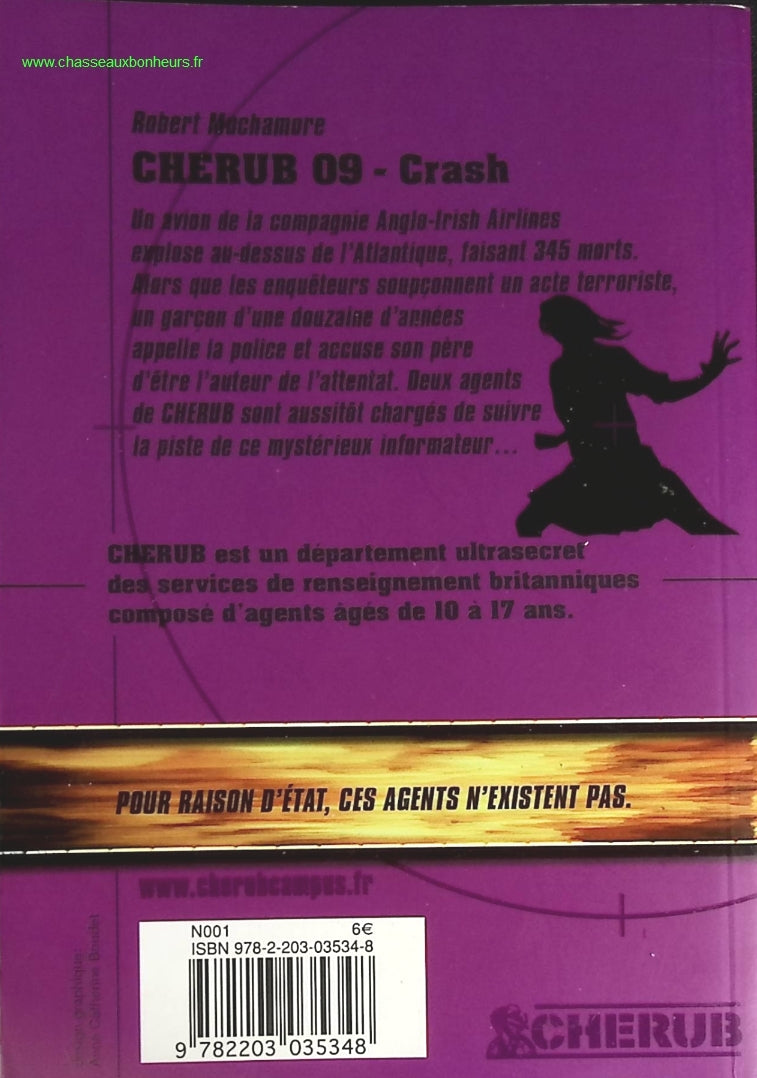 Cherub - Tome 9 - Crash - Robert Muchamore - livre
