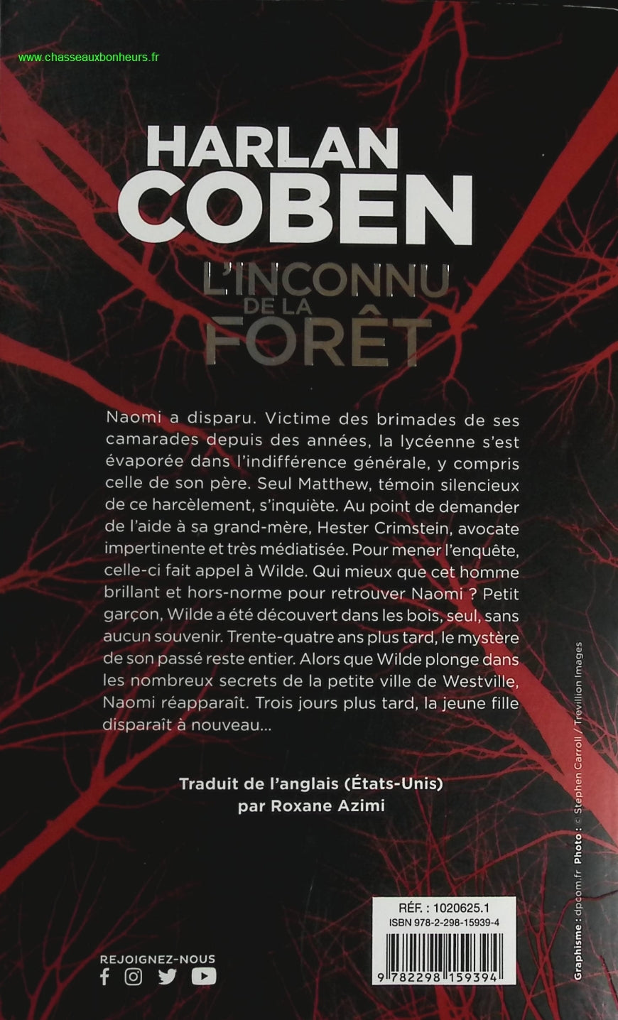 L'Inconnu de la forêt - Harlan Coben - livre