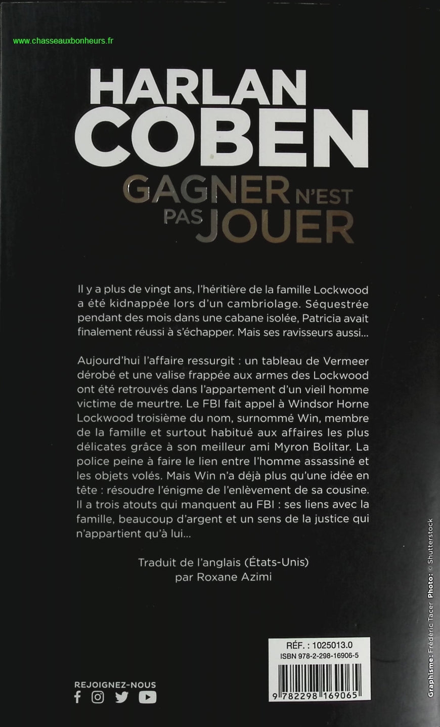 Gagner n'est pas jouer - Harlan Coben - livre