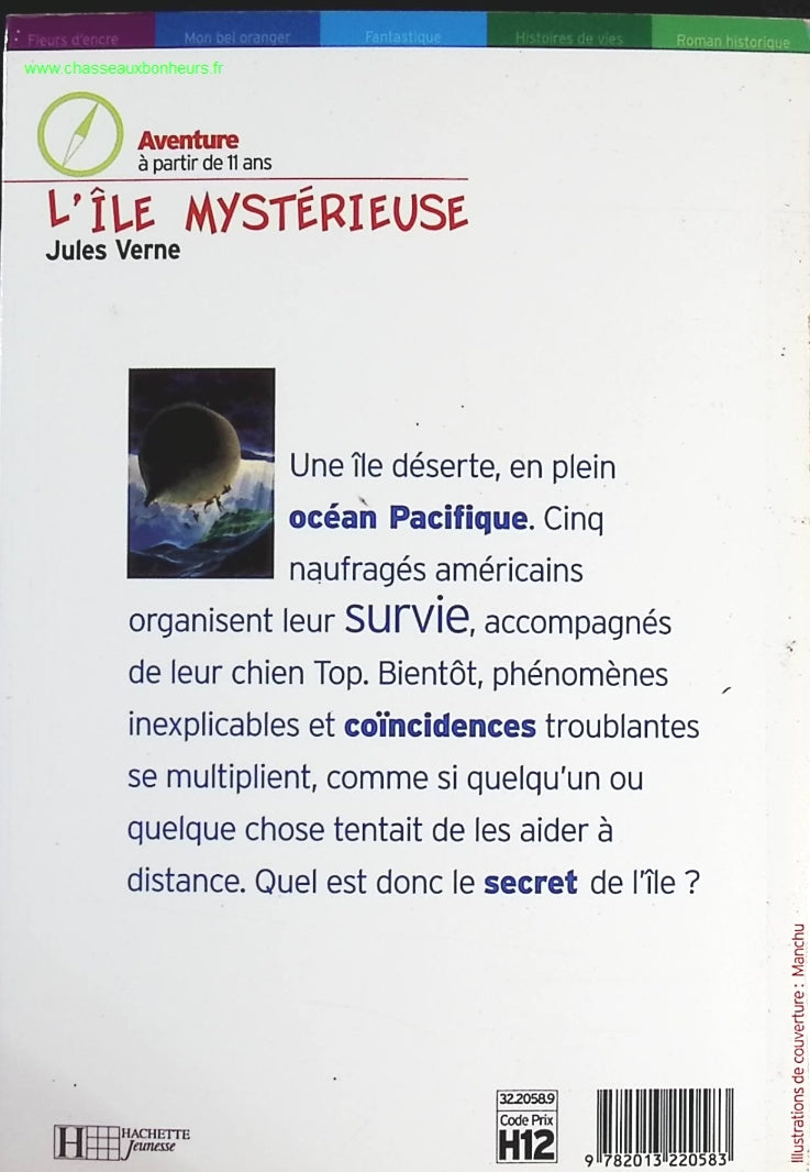 L'île mystérieuse - Jules Verne - livre