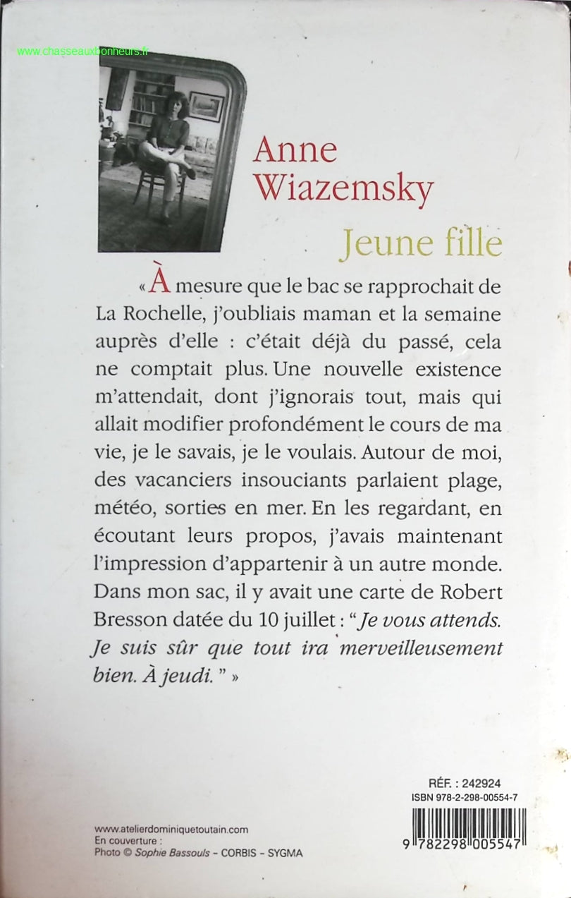 Jeune fille - Anne Wiazemsky - livre