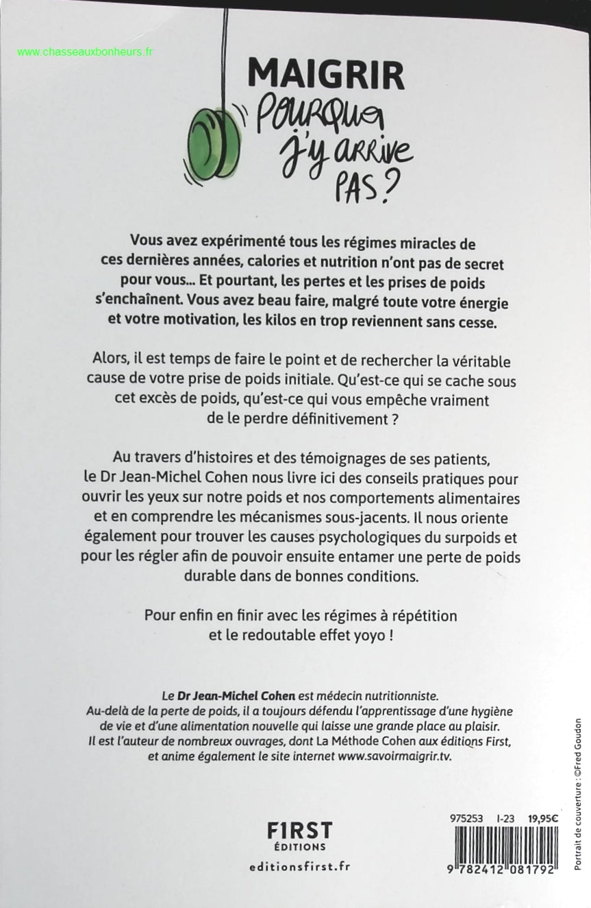 Maigrir pourquoi je n'y arrive pas ? - Jean-Michel Cohen - livre