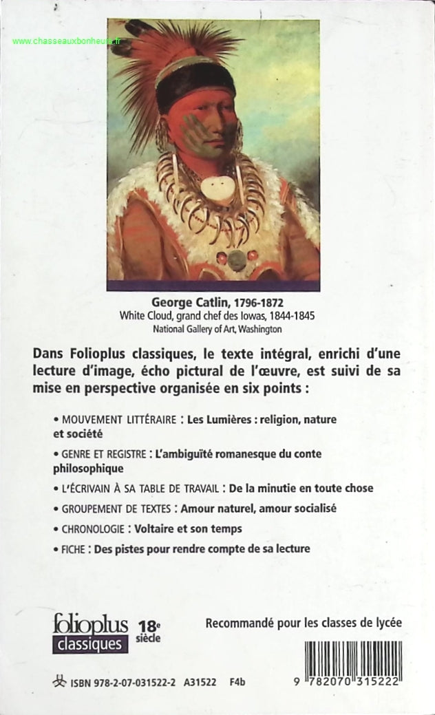 L'Ingénu - Voltaire - livre