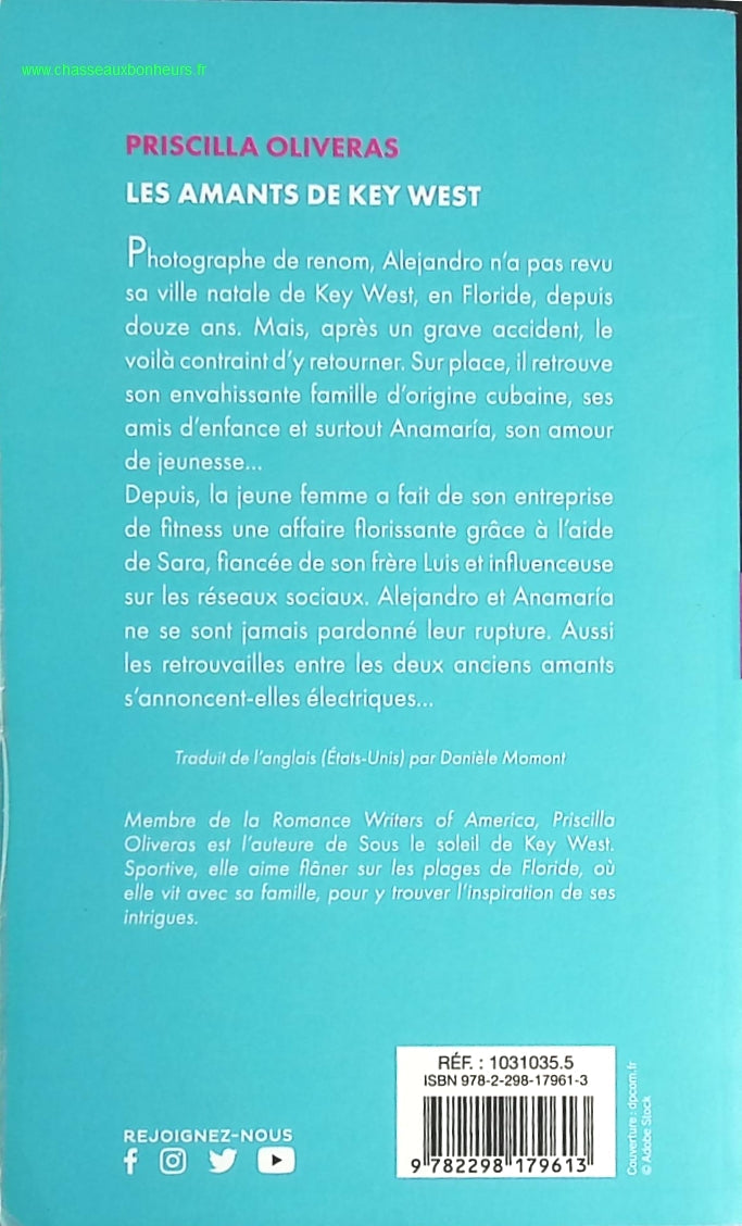 Les amants de Key West - Priscilla Oliveras - livre