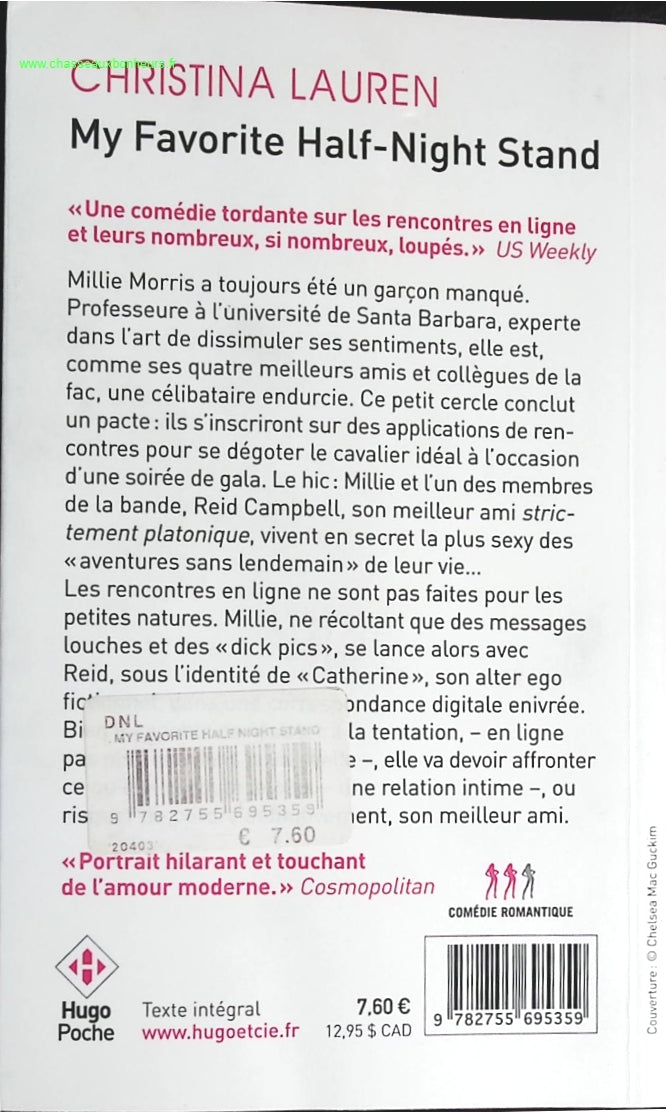 My favorite half night stand - Christina Lauren - livre
