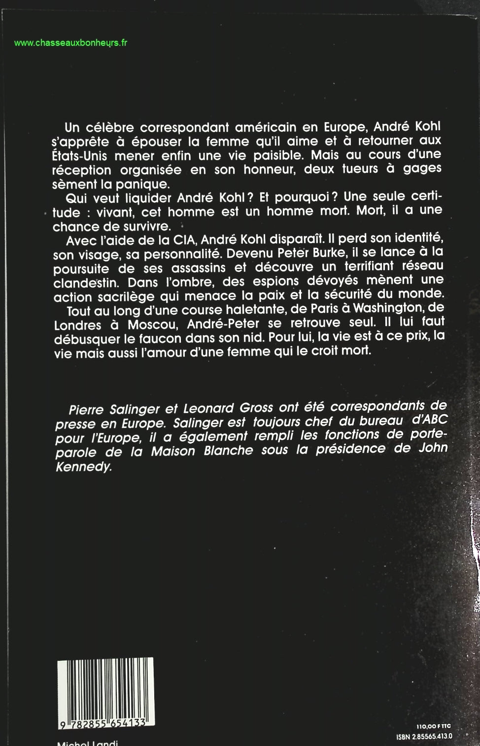 Le Nid du faucon - Leonard Gross Pierre Salinger - livre