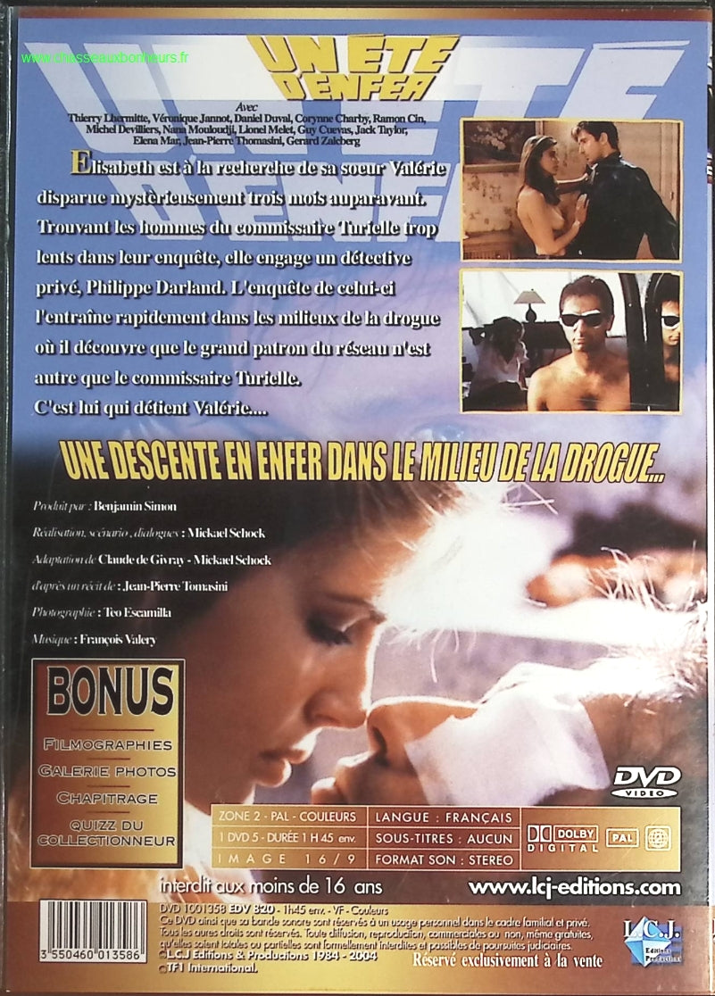 Un été d'enfer - Thierry Lhermitte, Véronique Jannot - DVD