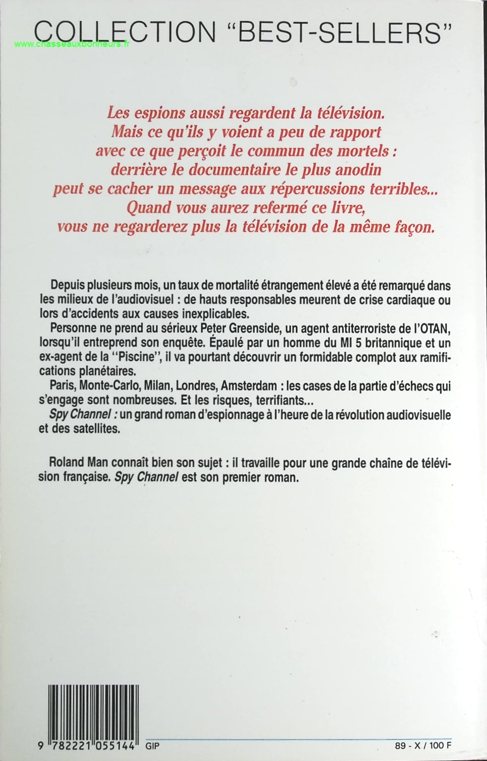 Spy Channel - Roland Man - livre