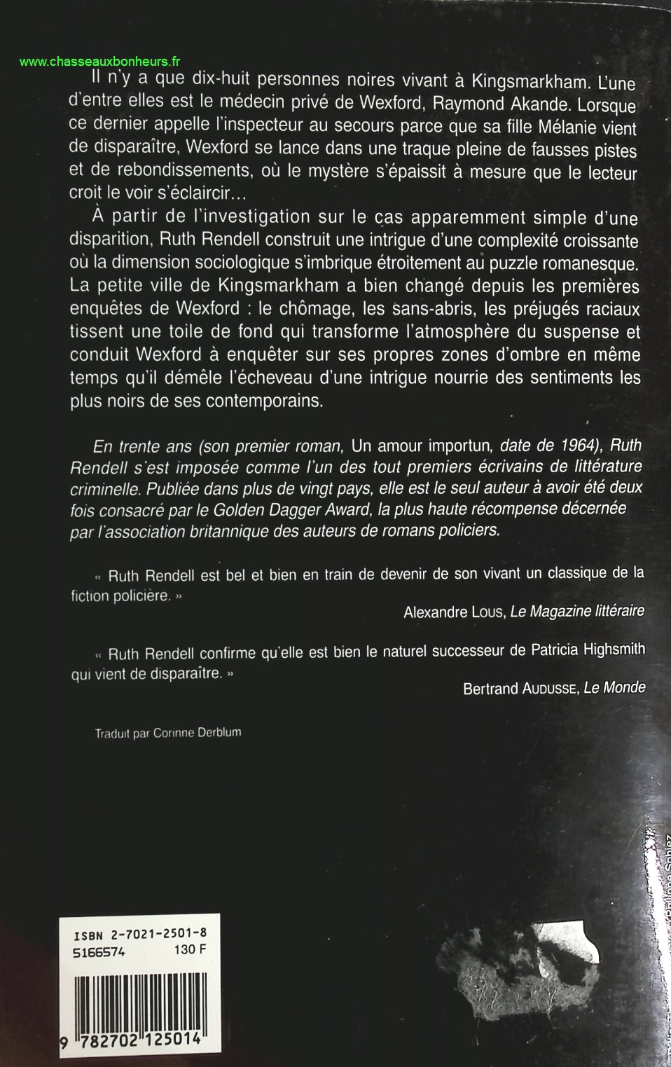 Simisola - Ruth Rendell - livre