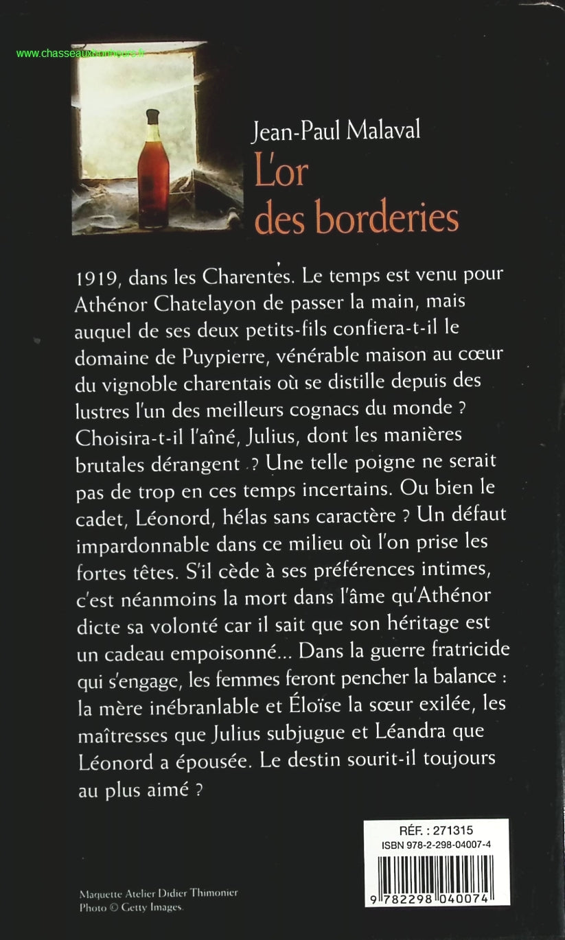 L'or des borderies - Malaval Jean-Paul - livre