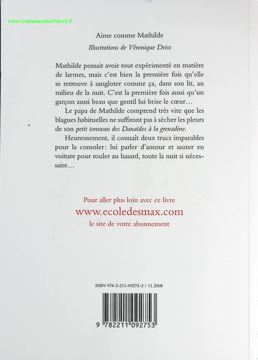 Aime comme Mathilde - Sophie Scherer - livre