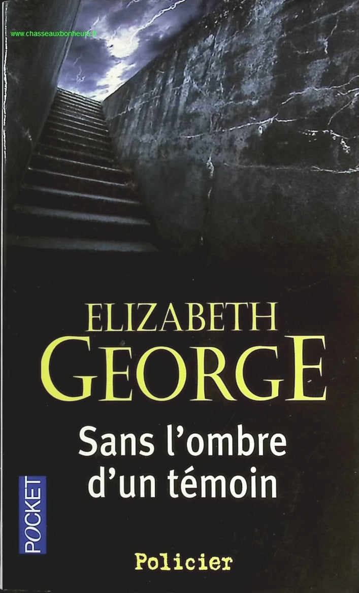 Sans l'ombre d'un témoin - Elizabeth George - livre