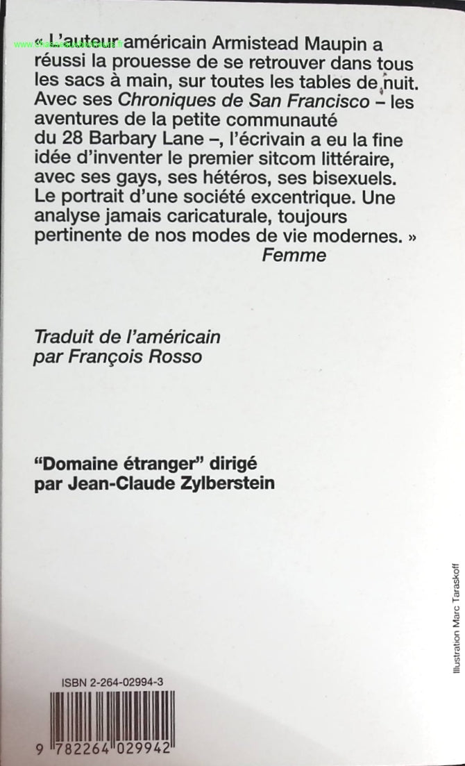 Bye-bye Barbary Lane, chroniques de San Francisco - Tome VI - Armistead Maupin - livre