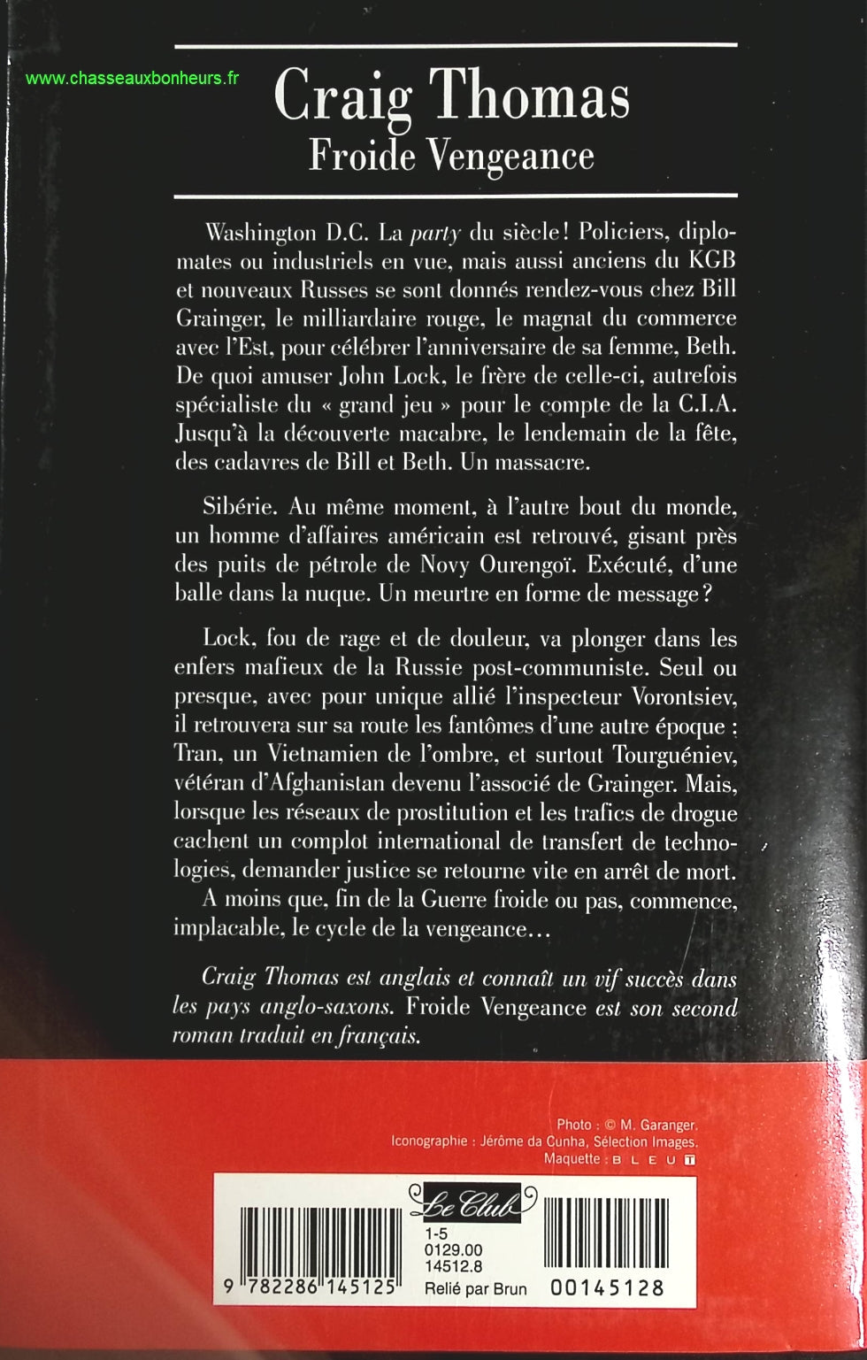 Froide vengeance - Craig Thomas - livre