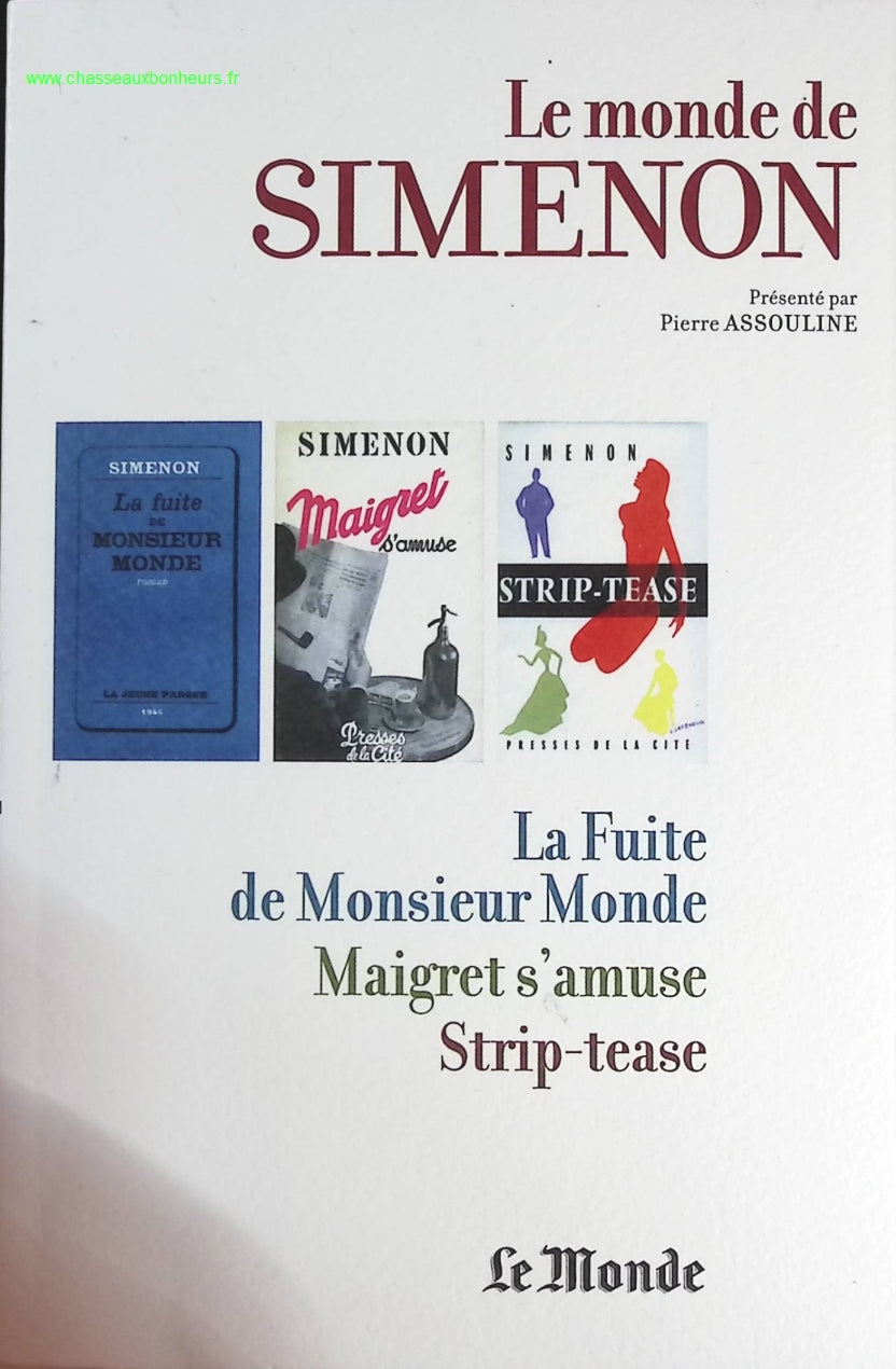 Le monde de Simenon - Pierre Assouline - livre