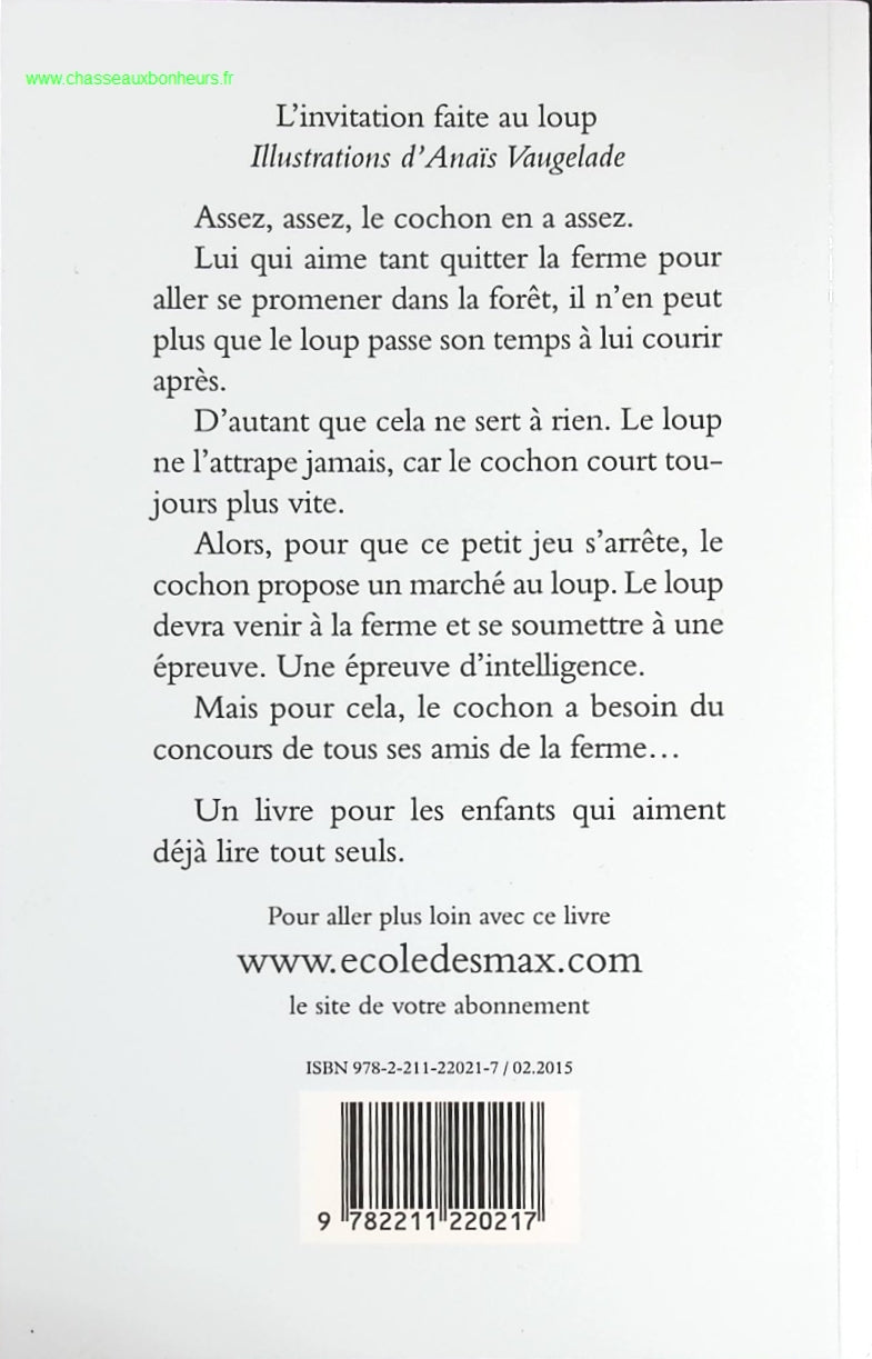 L'invitation faite au loup - Christian Oster - livre