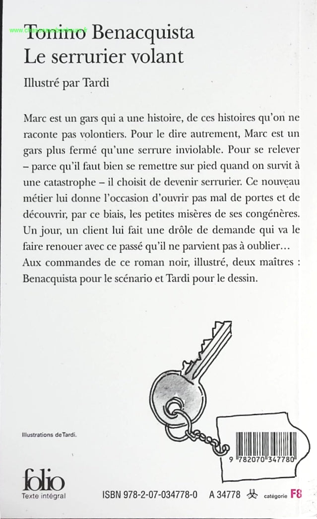 Le serrurier volant - Tonino Benacquista - livre