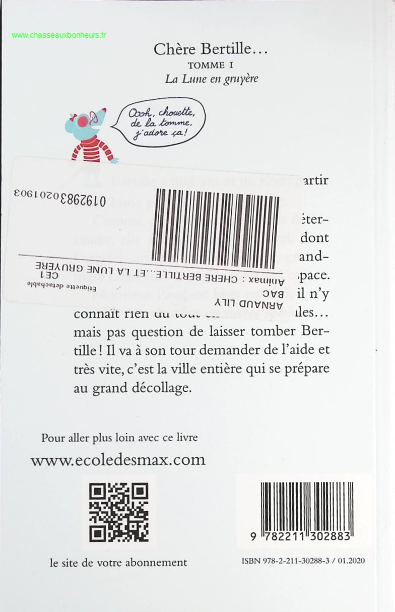 Chère Bertille - Clémentine Mélois - livre