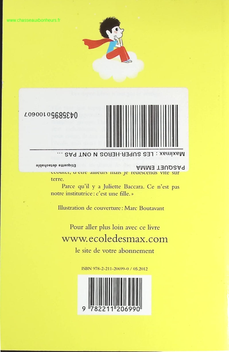 Les super-héros n'ont pas le vertige - Colas Gutman - livre