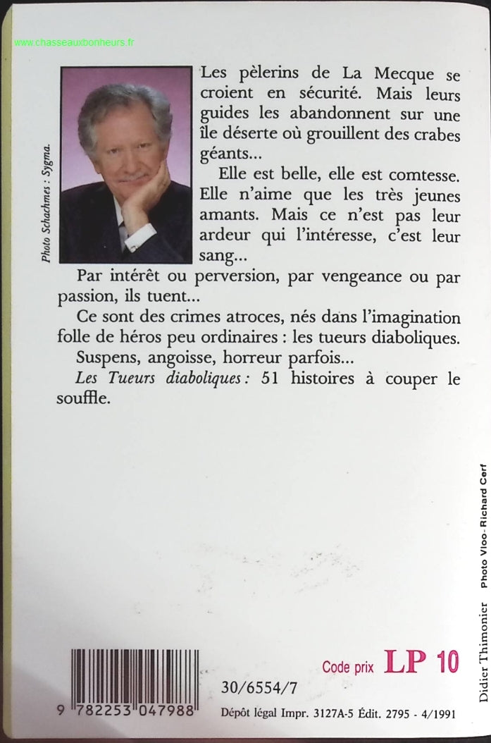 Les tueurs diaboliques - Pierre Bellemare - livre