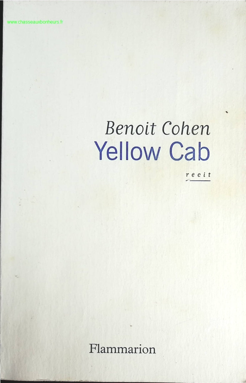 Yellow Cab - Benoit Cohen - livre