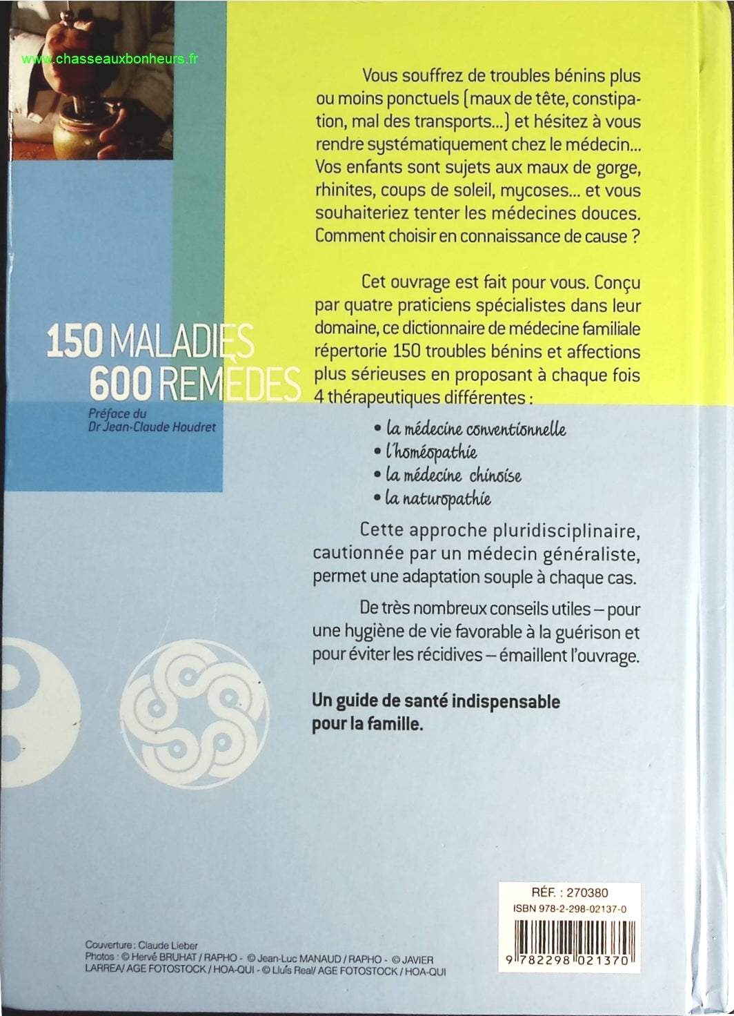 150 Maladies 600 Remèdes - Jean Claude Houdret - livre